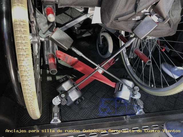 Anclajes silla de ruedas Guipúzcoa Aeropuerto de Cuatro Vientos